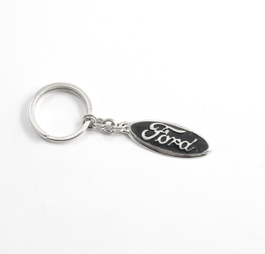 Брелок Ford из серебра 925 пробы