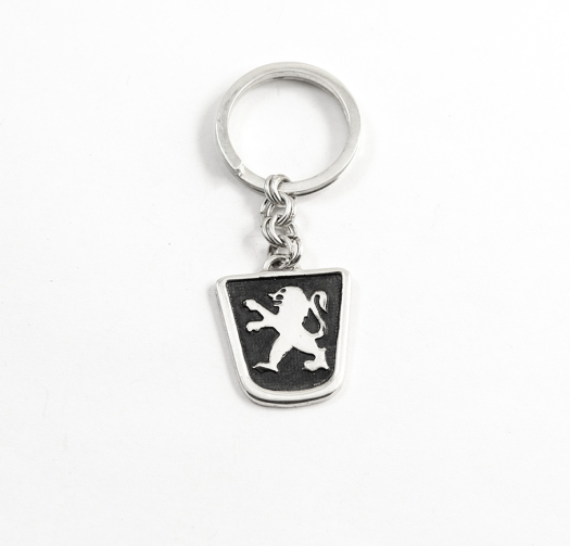 брелок Peugeot із срібла 925 проби