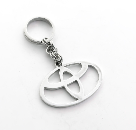 брелок Toyota із срібла 925 проби