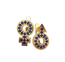 Сережки М + Ж із срібла 925 проби