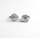 Сережки Versace із срібла 925 проби