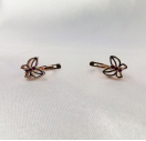 Сережки Метелики Gucci із срібла 925 проби