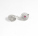 сережки Chanel із срібла 925 проби