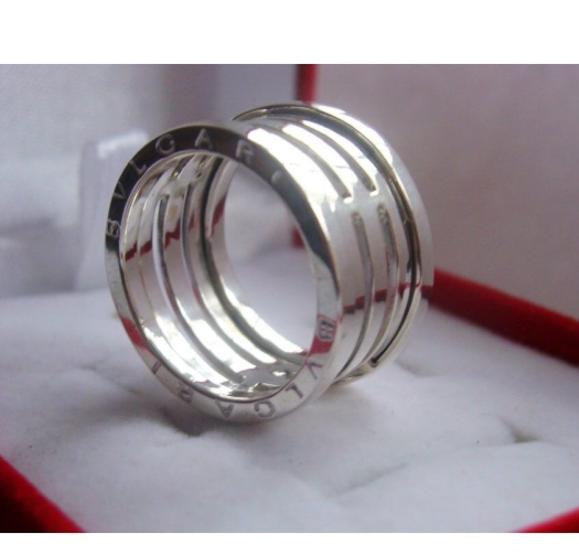 Чоловіче широке кільце Bvlgari із срібла 925 проби