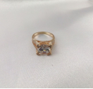 Кільце заручне Cartier із срібла 925 проби