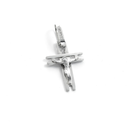 Крест Baraka из серебра 925 пробы