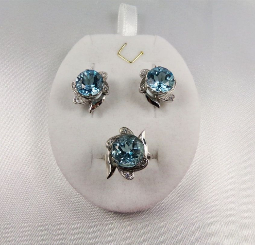 Сережки із срібла 925 проби