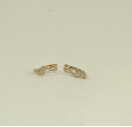 Сережки скрипковий ключ із срібла 925 проби