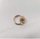 Кільце що крутиться Bvlgari із срібла 925 проби