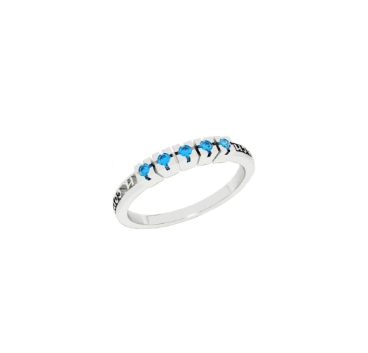 Серебряное кольцо спаси и сохрани из серебра 925 пробы