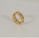 Кільце без каменів Bvlgari із срібла 925 проби