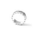 Кільце без каменів Bvlgari із срібла 925 проби