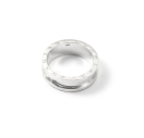 Кільце без каменів Bvlgari із срібла 925 проби