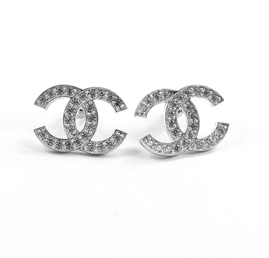 Пусети Chanel із срібла 925 проби