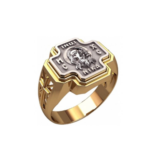 Колечко икона из серебра 925 пробы