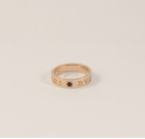 Тонка каблучка Bvlgari із срібла 925 проби