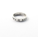 Тонка каблучка Bvlgari із срібла 925 проби