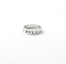 Тонка каблучка Bvlgari із срібла 925 проби