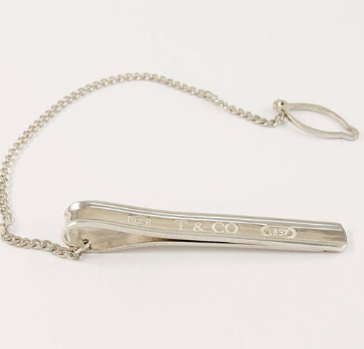 Затиск для краватки tiffany  co із срібла 925 проби