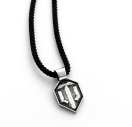 Кулон world of tanks із срібла 925 проби