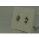 сережки Love із срібла 925 проби