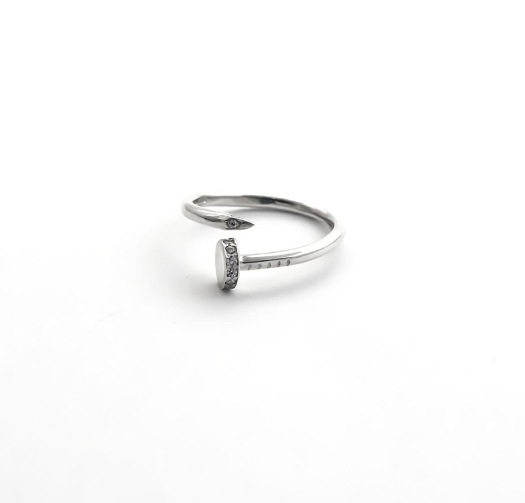 кільце цвях Cartier із срібла 925 проби