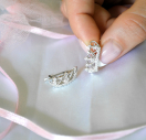 Сережки корона із срібла 925 проби