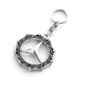 Брелок Mercedes benz із срібла 925 проби