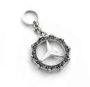 Брелок Mercedes benz із срібла 925 проби