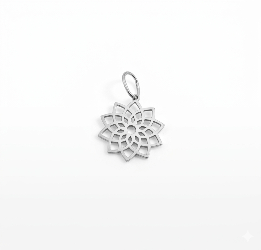 Серебряный кулон Коронная чакра – Сахасрара из серебра 925 пробы