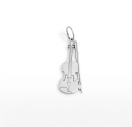 Серебряный кулон скрипка из серебра 925 пробы