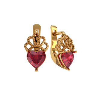 Сережки серця Tiffany