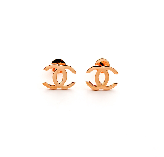 Сережки chanel із золота із золота 585 проби