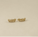 Сережки корона із срібла 925 проби