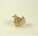 Кільце кажан із срібла 925 проби