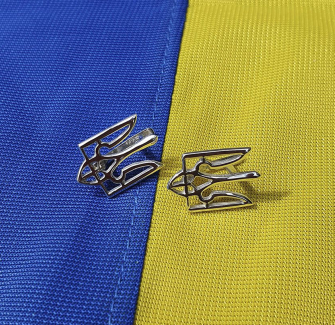 Сережки з гербом України