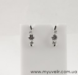 Сережки из серебра 
