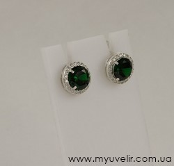 Сережки серебро 